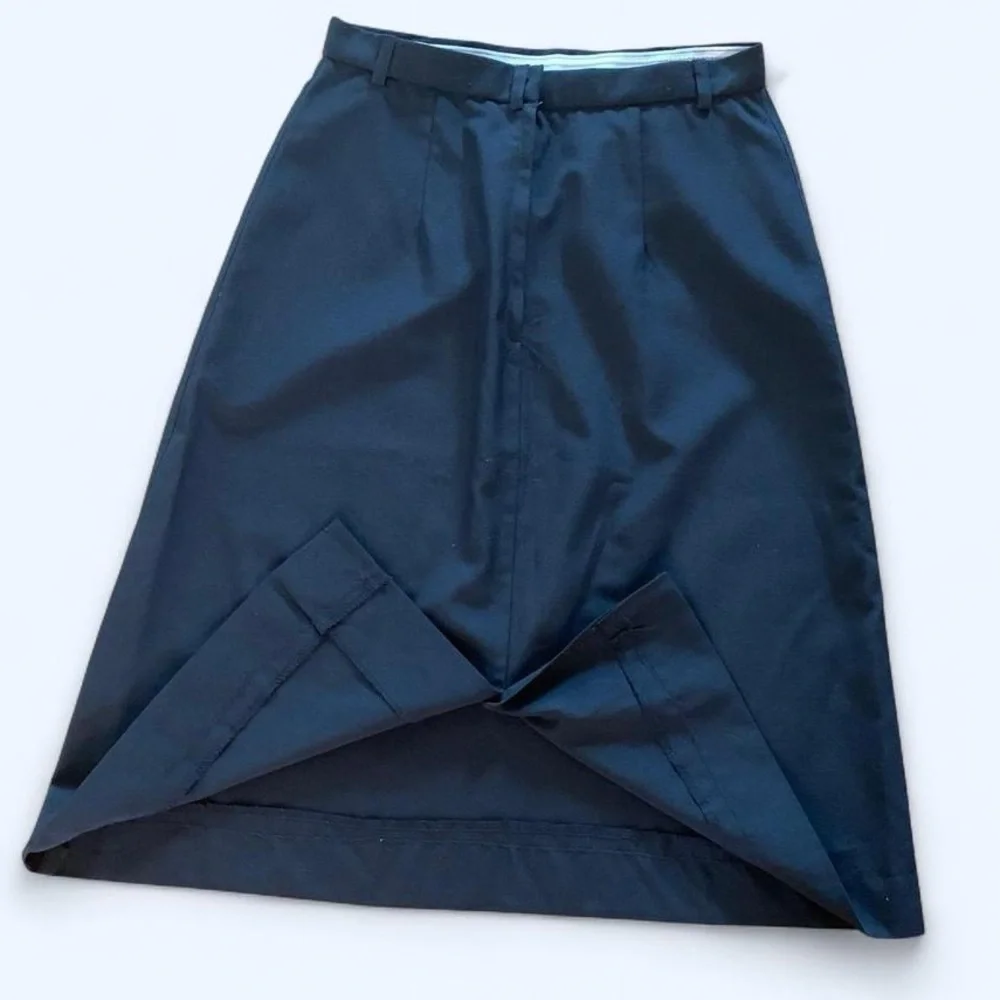 1980s Vintage US Navy Service Dress Blue Skirt - Picture 2 of 13